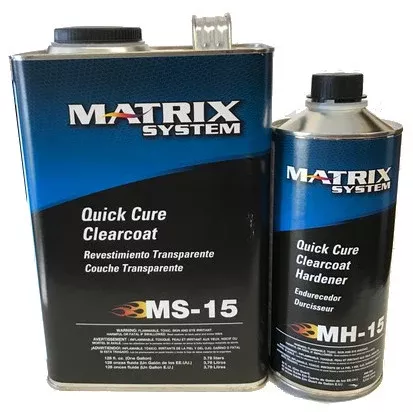 MS-15 Quick Cure 4:1 Clearcoat Kit offers Extremely Fast Cycle Time for Increased Productivity