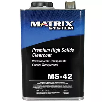 MS-42 Premium High Solid 2:1 Clearcoat with Excellent Gloss and Durability