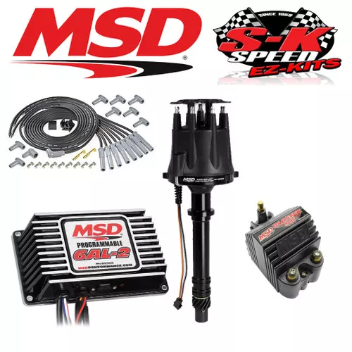 MSD 92513 Ignition Kit Programmable 6AL-2/Distributor/Wires/Coil Big Block Chevy