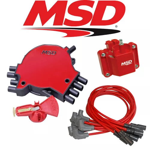 MSD Ignition Tuneup Kit - 1995 Camaro/Firebird 5.7L LT1 Cap/Rotor/Coil/Wires