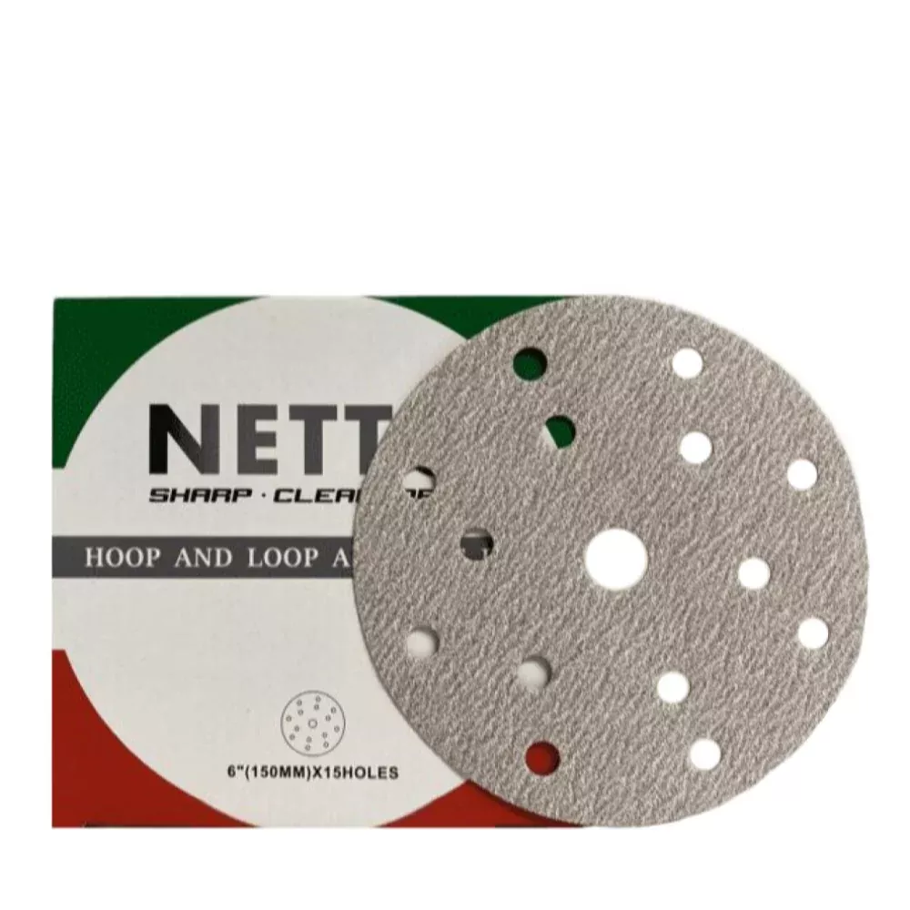NETTO 150MM SANDING DISC 15H 100/BOX P180