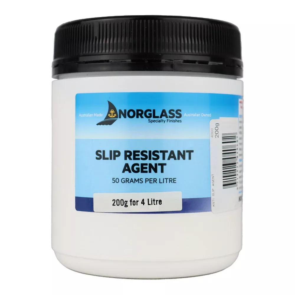 Norglass Slip Resistant Plastic Non-Settling White Powder Agent200g For 4L