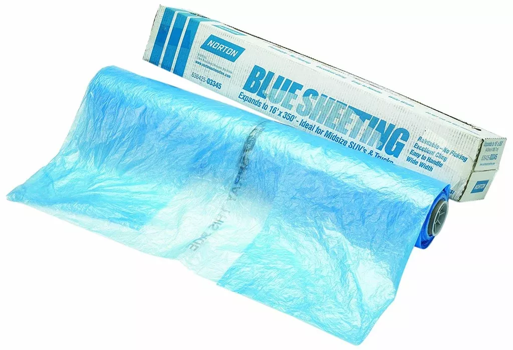 Norton 636425-03345 Blue 16′ x 350′ Plastic Sheeting