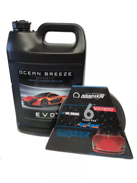 Ocean Breeze Synthetic Nano Cleaner with 6″ AUTOSCRUB Pad