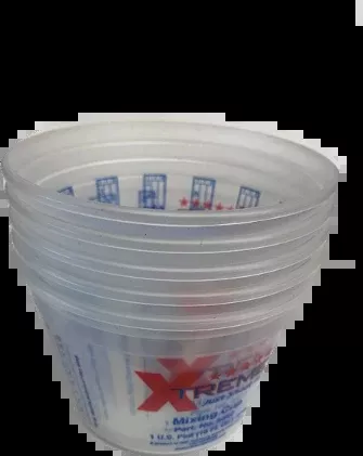 Paint Mixing Cups, 1 PINT – Calibrated Mixing Ratios on Side of Cup