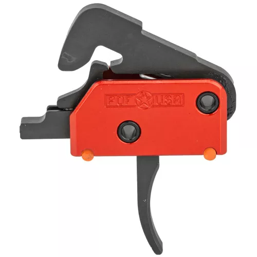 Patriot Ordnance Factory Single Stage Drop-In Trigger System, 4.5 Pound Pull Weight, Curved, Includes Trigger, Disconnect, and Hammer 00457