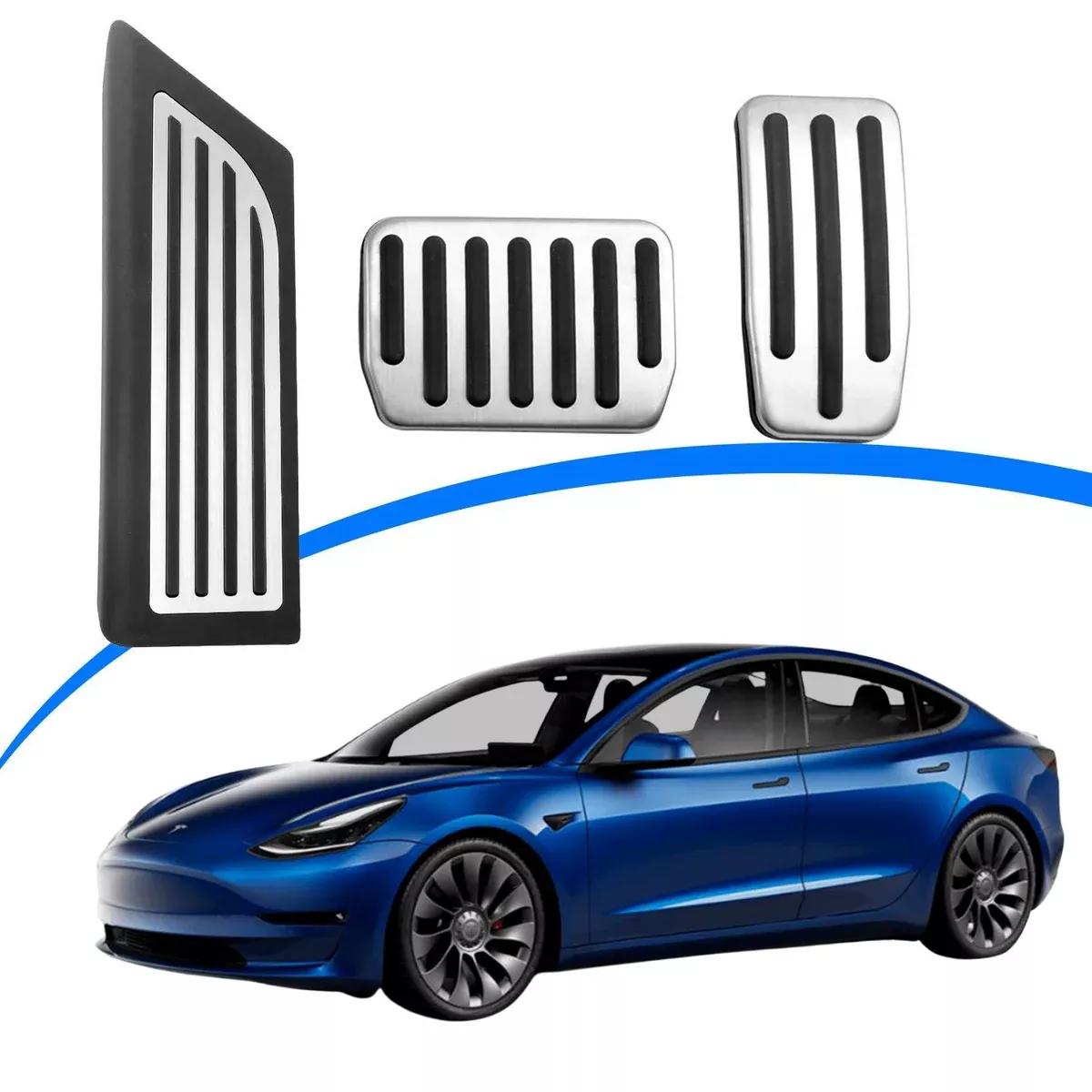 Performance Anti-Slip Foot Pedal Covers & Dead Pedal | Tesla Model 3 (2018-2021)