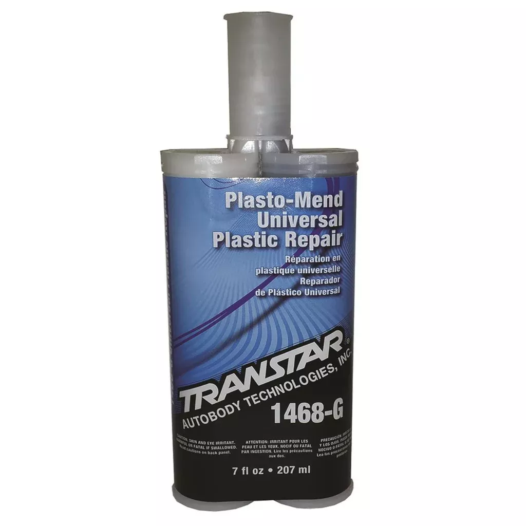 Plasto-Mend Universal Plastic Repair Epoxy-based Easy-to-sand Adhesive, Transtar 1468