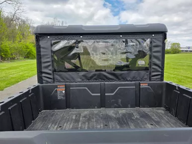 Polaris General 2-seater Soft Back Panel w/ Mesh/Vinyl Window by 3 Star Industries