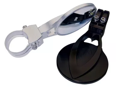 Polaris General 4.0″ Round Full Billet Convex Side Mirror by Axia Alloys