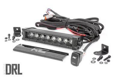 Polaris General 8" Black Series LED Light Bar Single Row by Rough Country
