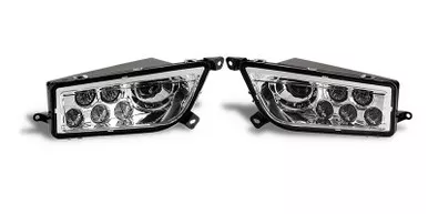 Polaris General Chrome LED Headlight Conversion Kit by Quad Logic