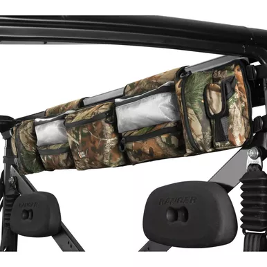 Polaris General QuadGear UTV Roll Cage Organizer Large Camo by Classic Accessories