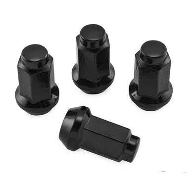 Polaris General Standard Lug Nuts 3/8" x 24 TPI Black Box of 4 by QuadBoss