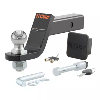 Polaris General Towing Starter Kit With 2" Ball (2" Shank; 7;500 Lbs.; 2" Drop) By Curt