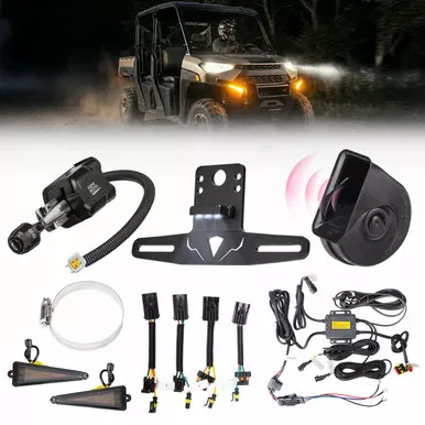 Polaris General Universal Turn Signal Kit with Dash Indicator & Sync Taillight by Kemimoto