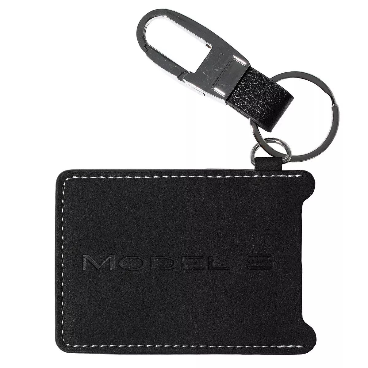 Premium Leather Tesla Model 3 Key Card Holder