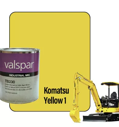 ProTouch Gallon Komatsu Yellow 1 Ready-to-Spray Paint Kit - TB230 Formula