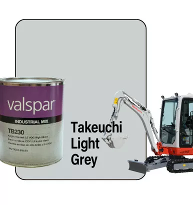ProTouch Gallon Takeuchi Light Grey 740008LR / 433D1 Ready-to-Spray Paint Kit - TB230 Formula