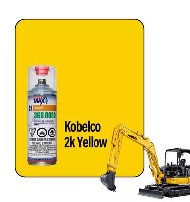 ProTouch Kobelco Yellow 2K Touch Up Paint Spray - TB550 (3680080)