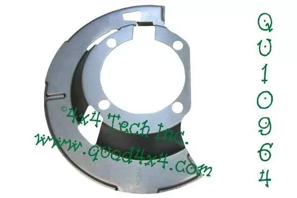 QU10964 Left Brake Shield for 2000-2002 Dodge Ram 2500, Ram 3500