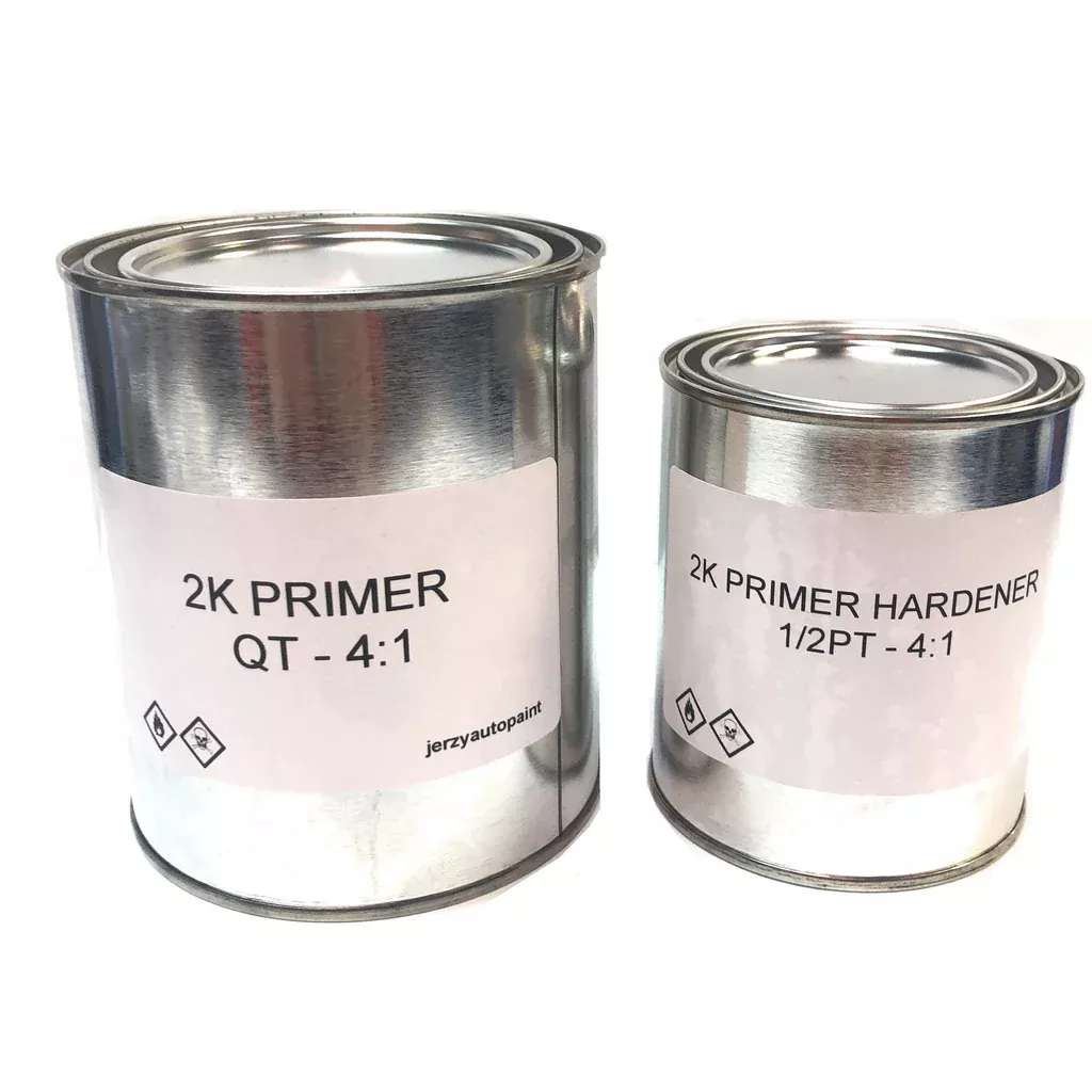 QUART 2K GRAY PRIMER WITH HARDENER 4:1 MIXING RATIO