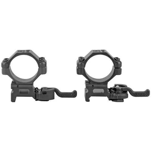 A.R.M.S., Inc. Ring, Medium Height, 30mm Rings, Black 22MED