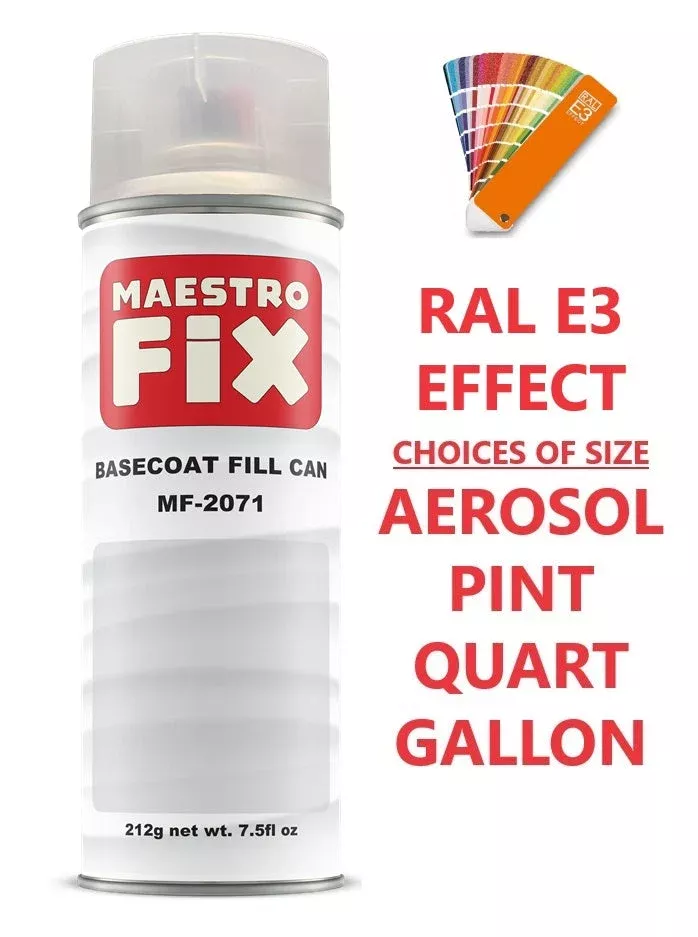 RAL E3 SINGLE STAGE PAINT - AEROSOL OR CAN (SPRAY OR ROLL ON)