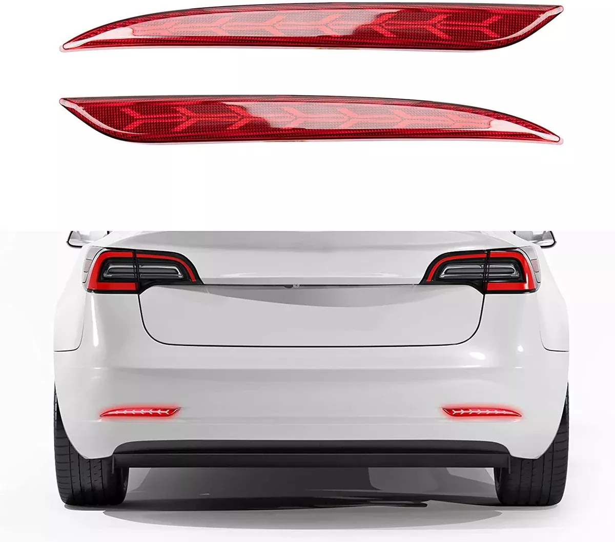 Rear Bumper Turn Signal Light Upgrade for Model Y