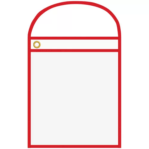 Repair Order Holder Clear/Red (25)