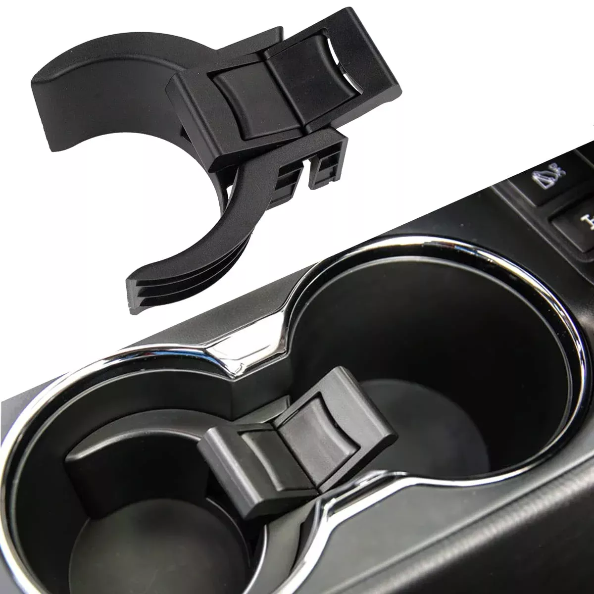 Rlb-Hilon Cup Holder Insert Divider Compatible With Toyota Highlander 2014 2015 2016 2017 2018 2019 2020 Year