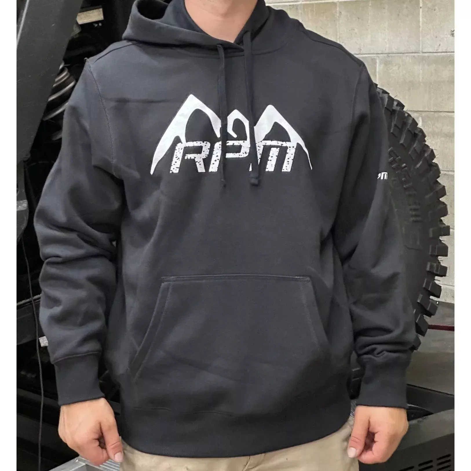 RPM Snowy Mountain Hoodie Black