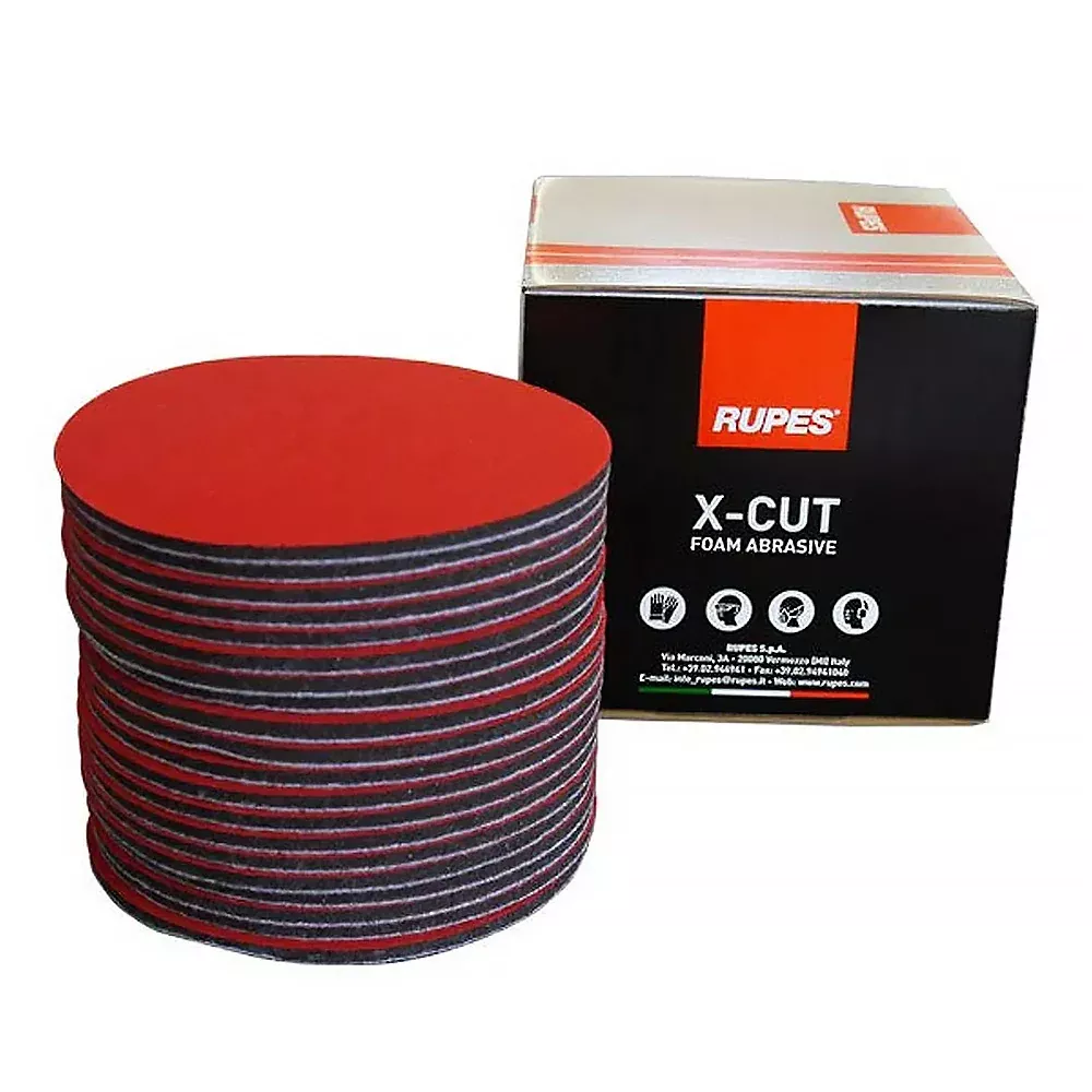 RUPES Bigfoot X-Cut Foam Abrasive Discs 150mm P1500 – P3000 x 20 Pack