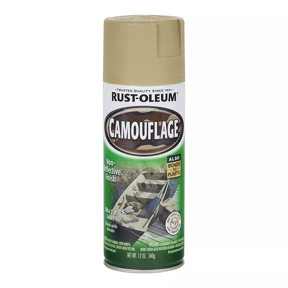 RUST-OLEUM Camouflage Spray 340g Aerosol Ultra Flat Sand