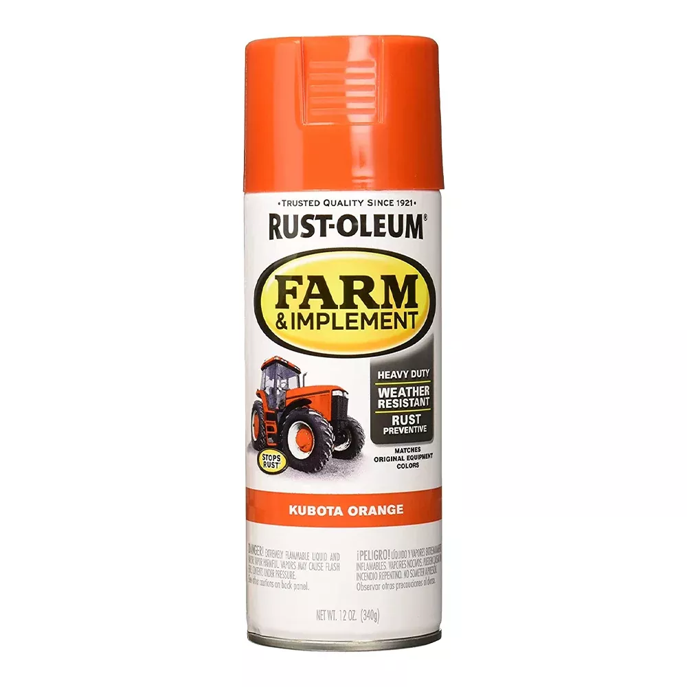 RUST-OLEUM Farm Equipment Spray Paint Kubota Orange 340g Aerosol