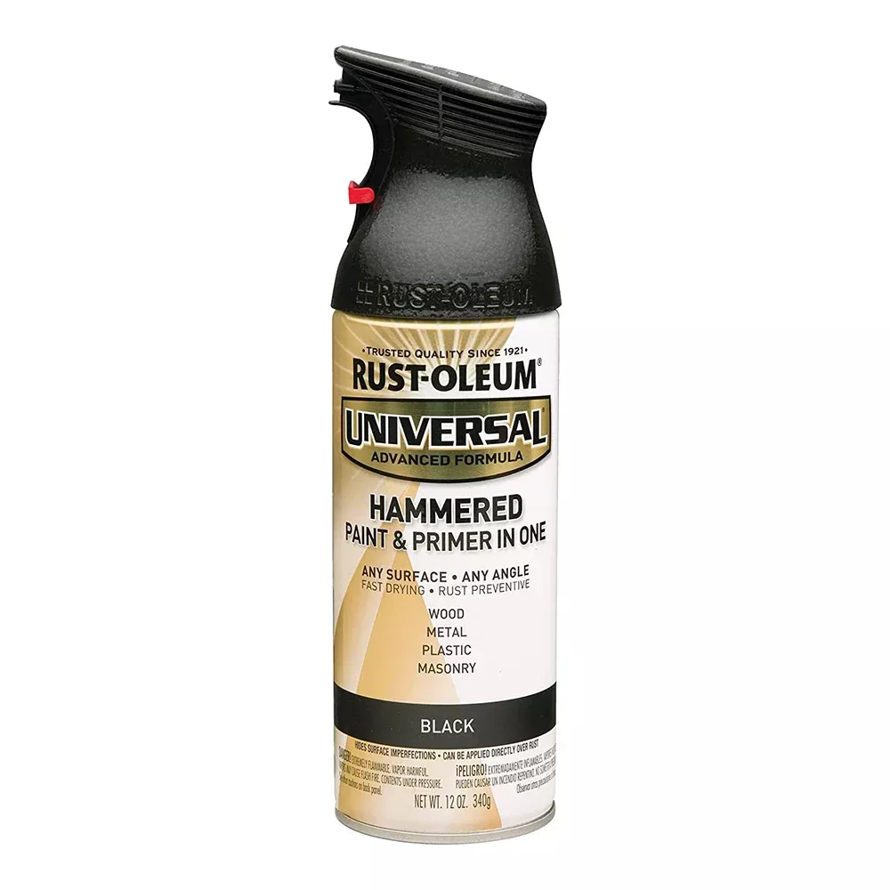 RUST-OLEUM Universal Paint & Primer Spray Paint 340g Aerosol Hammered Black