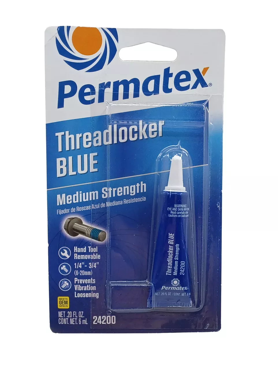 S24200 Medium Strength Blue 242 Threadlocker (6ML)