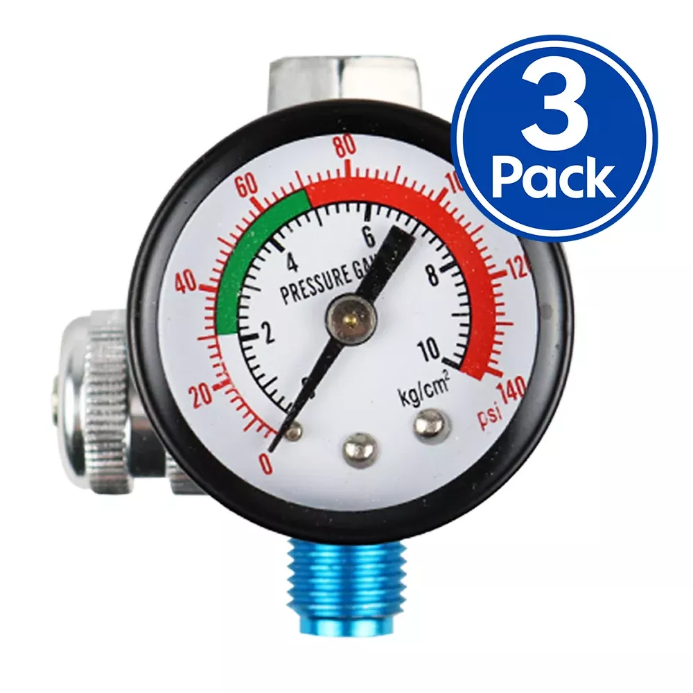 SAR Air Regulator with Gauge x 3 Pack