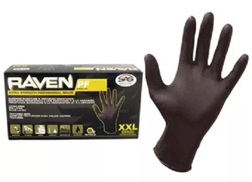 SAS Raven – Black Nitrile Gloves