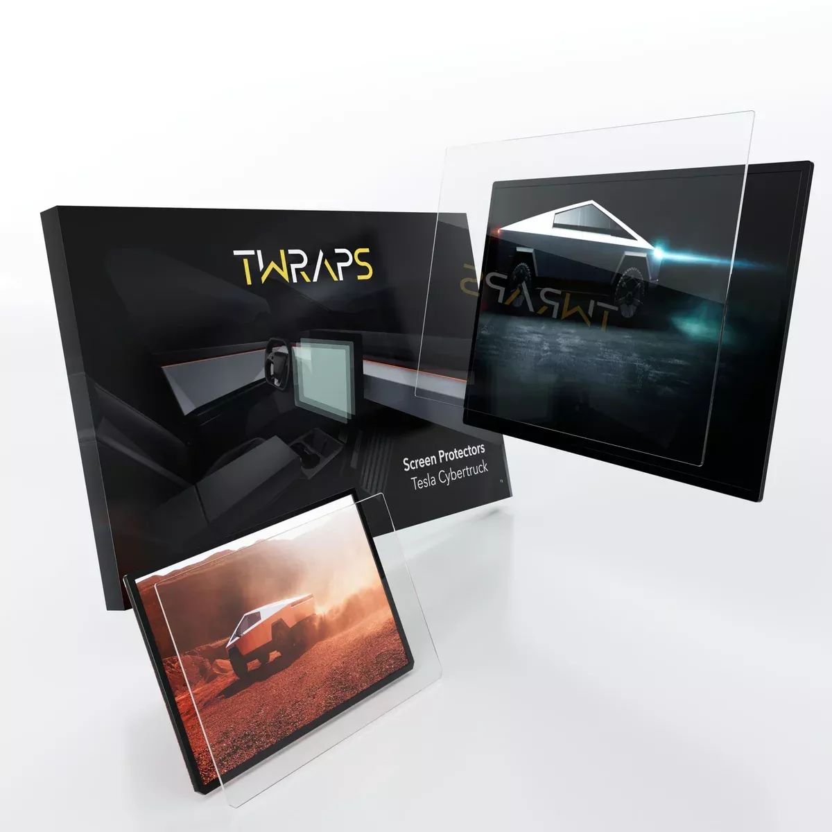 Screen Protectors | Tesla Cybertruck Display Cover 9H Ultra Tough