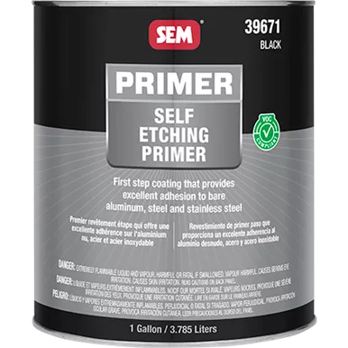 SEM 39671 Self Etching Primer Black Gallon