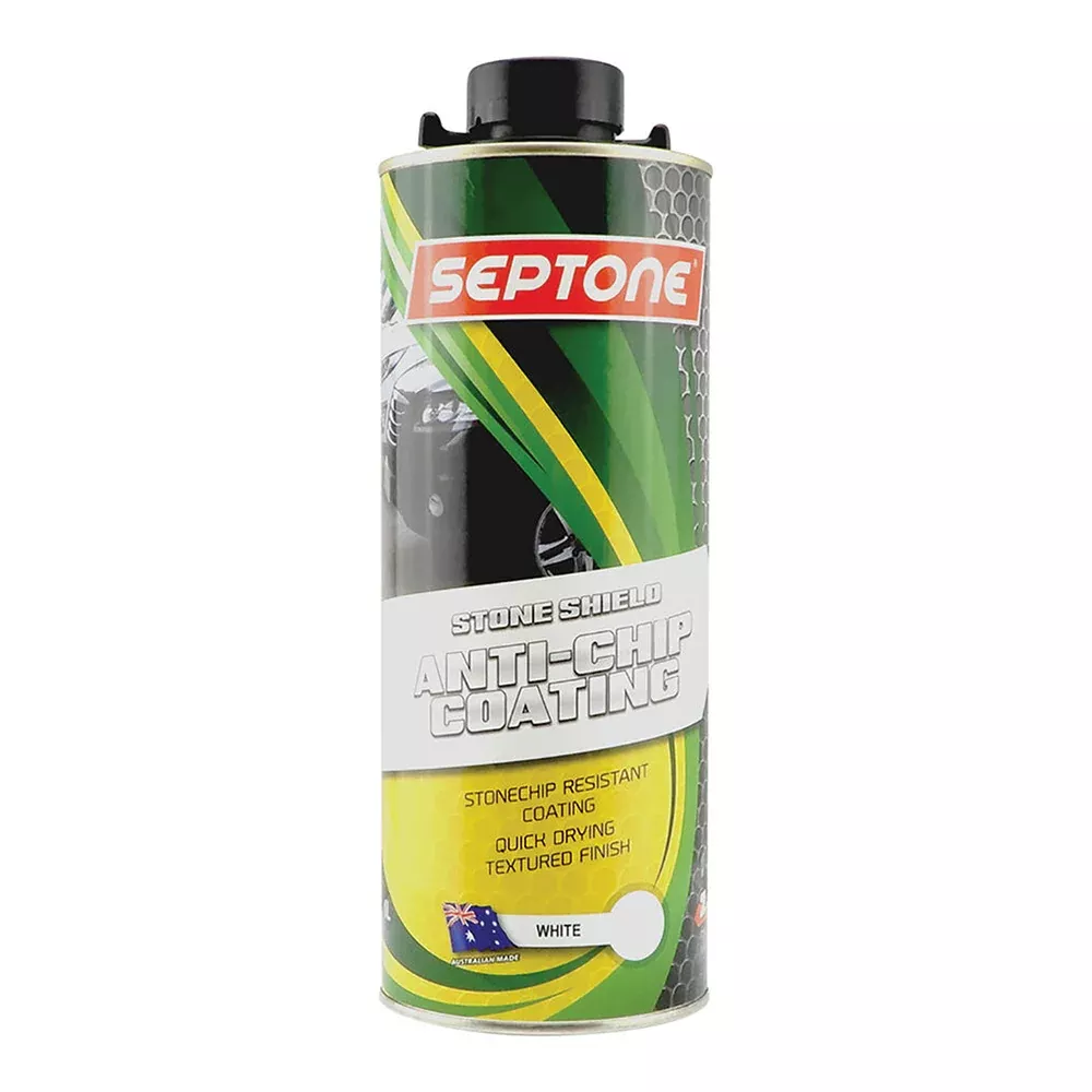 SEPTONE Stoneshield Water Based Elasticised Anti Chip Coating 1L White