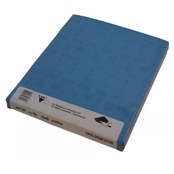 Siaflex 1948 Abrasive Sandpaper Sheets Wet or Dry Rub Pack 50 230mm x 280mm