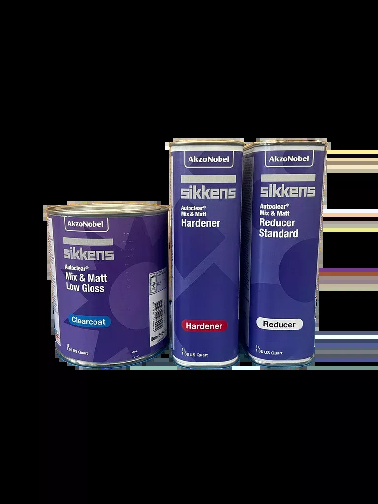 Sikkens Autoclear Mix & Matt Low-Gloss, 1 Liter Kit w/Hardener and Reducer