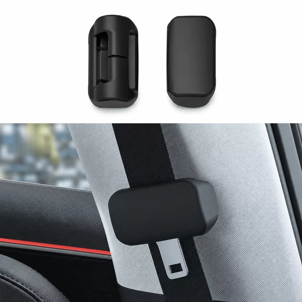 Silicone Seat Belt Buckle Cover Set for Model Y Juniper / Model 3 Highland