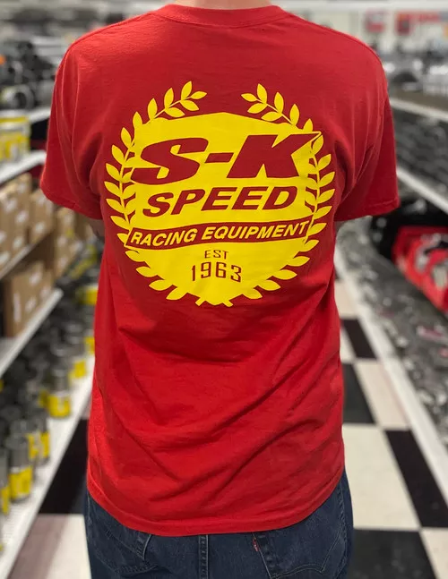 SK Speed T Shirt - Red - SK 60th Anniversary Crest - XX-Large
