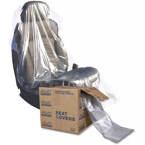 Slip-N-Grip Seat Protectors with Dispenser Box