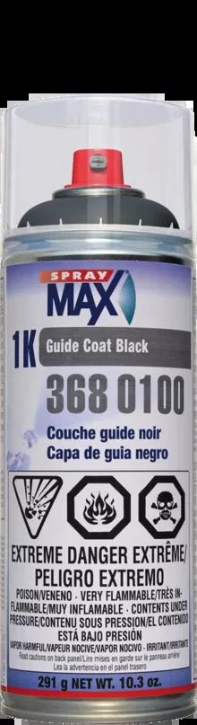 SprayMax 1K Guide Coat Black Aerosol 400mL SPM.3680100