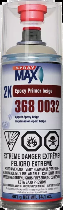 SprayMax BEIGE 2K Epoxy Primer (Rust-Cure) Aerosol SPM.3680032