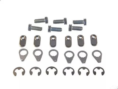 Stage 8 8950 Locking Collector Bolts - 3/8-16" - Set of 6 - 1" Long